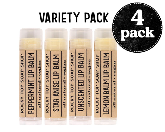 Lip Balm Variety Pack - 4 Pack